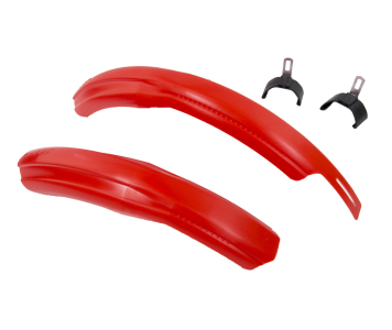 Koliken 20" műanyag sárvédőszett piros