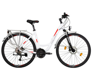 Koliken Blacktour női 19" trekking kerékpár fehér