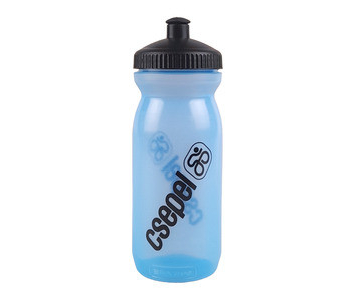 Csepel logós 600ml kulacs kék-átlátszó