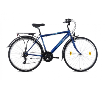 Csepel Landrider férfi 21 seb. trekking kerékpár 19" Sötétkék