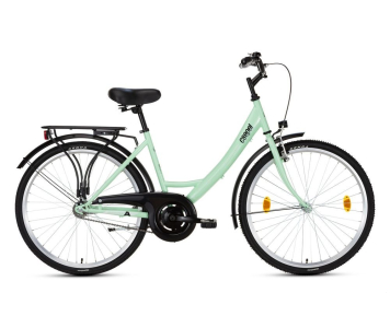 Csepel Budapest A 28 kontrás városi kerékpár Világoszöld 2024