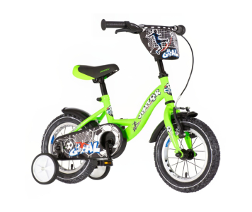 Visitor Goal 12 zöld focis gyerek kerékpár