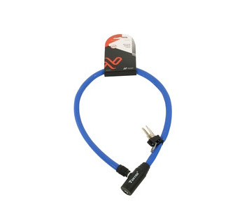 Kulcsos sodronyzár 650 mm kék