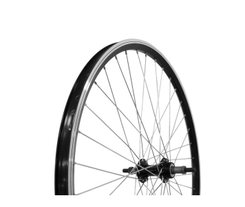 Remerx 26" fekete duplafalú menetes hátsó kerék