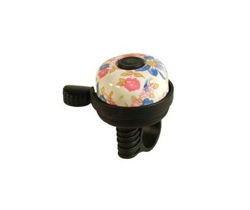 Velostar 30 mm acél-műanyag csengő virágos