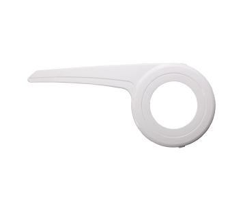 Koliken nagy méretű műanyag láncvédő fehér