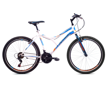 Capriolo Diavolo 600 26" férfi MTB kerékpár 19" Fehér-Kék